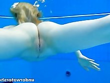 sports nudist underwater bathing poolside softcore nude water beach pool
