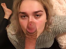 big cock blonde deepthroat humiliation pov russian swallow cum teens
